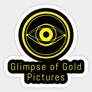 Glimpse of Gold Sticker